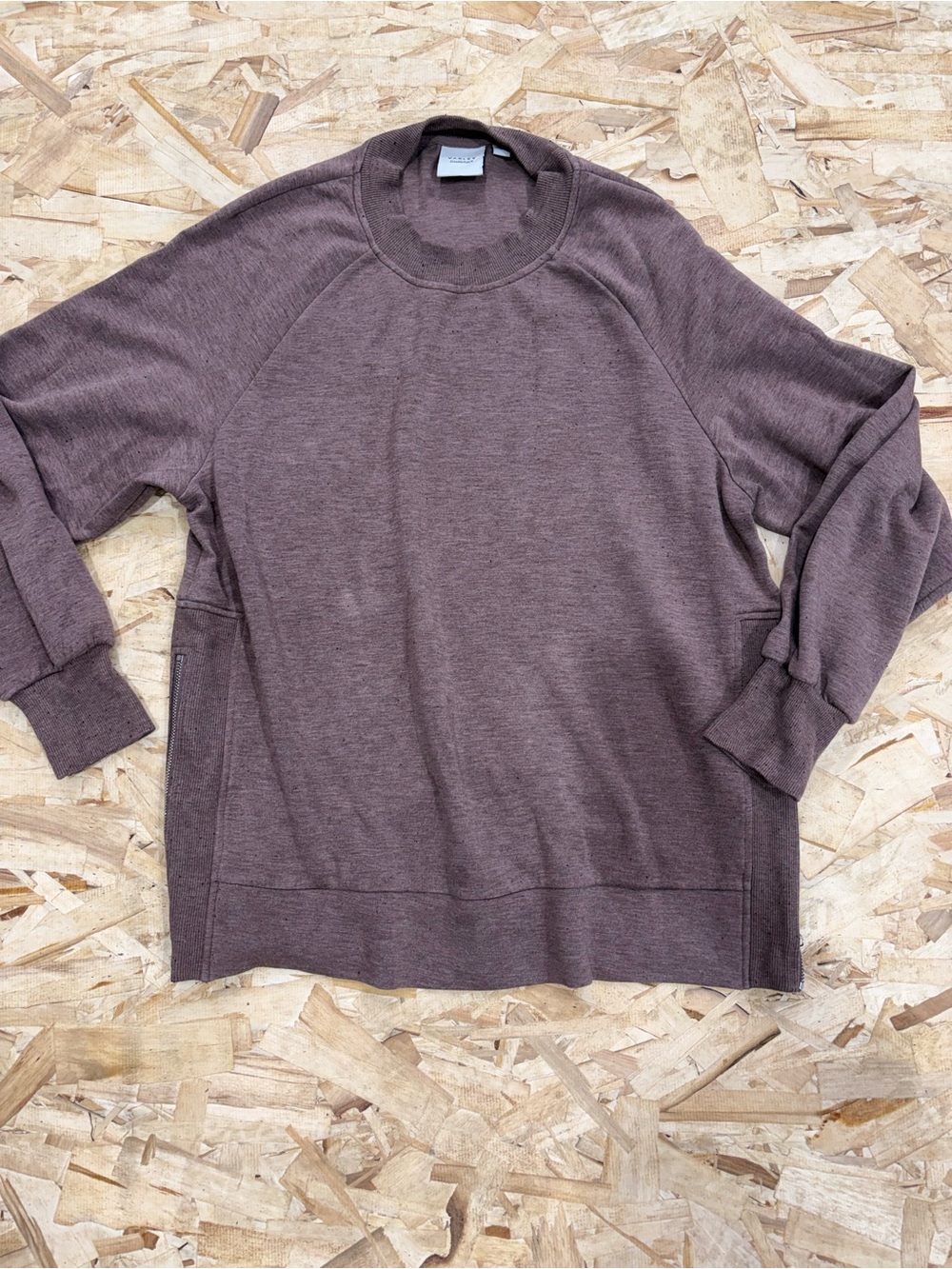 Varley - Nicole Boyfriend Sweater - Deep Taupe Marl Fleck Medium - Picture 6 of 6